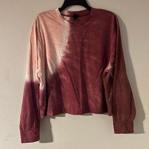 Target Crop Tie-dye Top